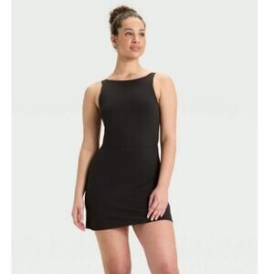 All in Motion Halter Knit Active Dress Shorts in Black Size XL Tennis Sporty